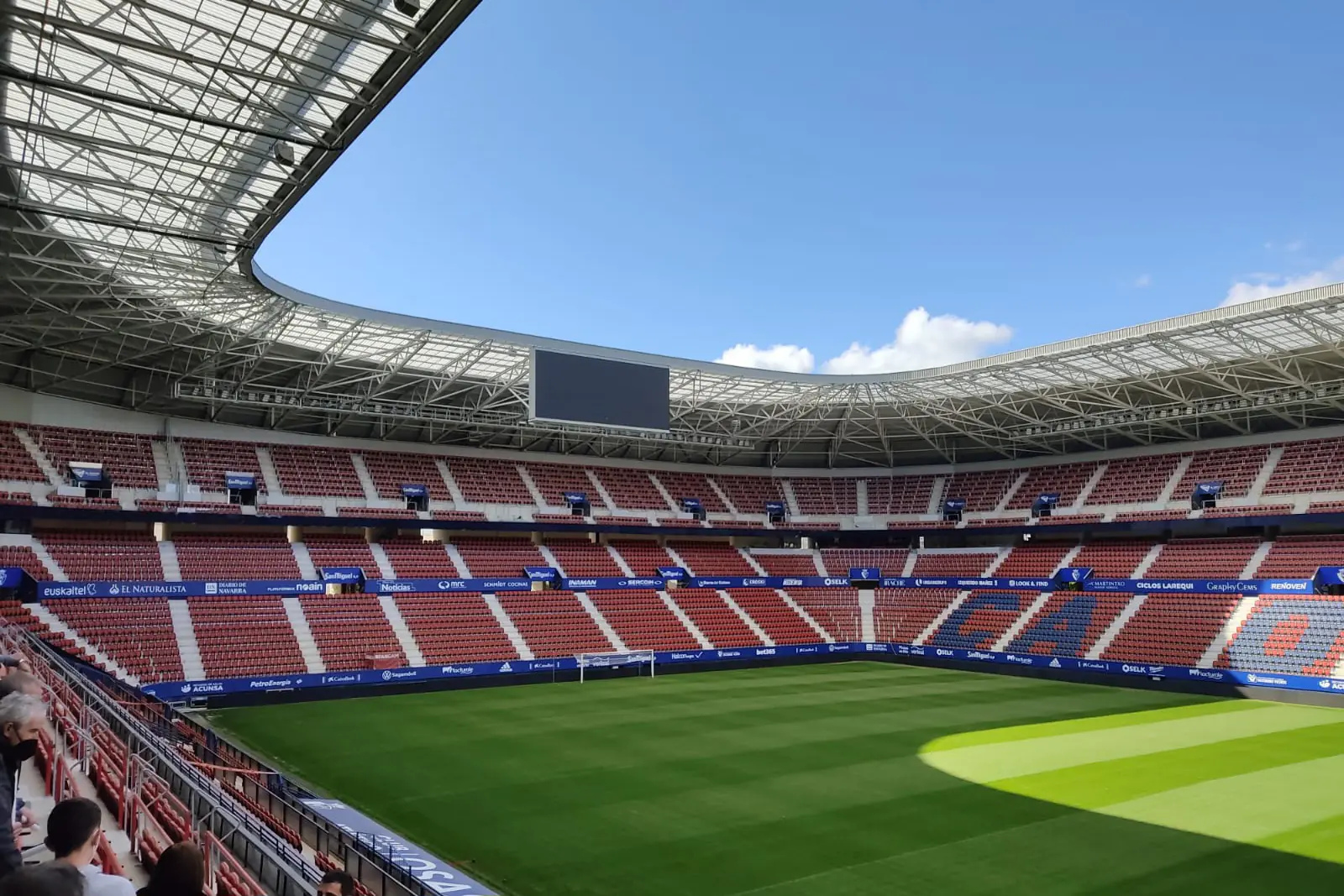 Estadio El Sadar in Pamplona, home of CA Osasuna