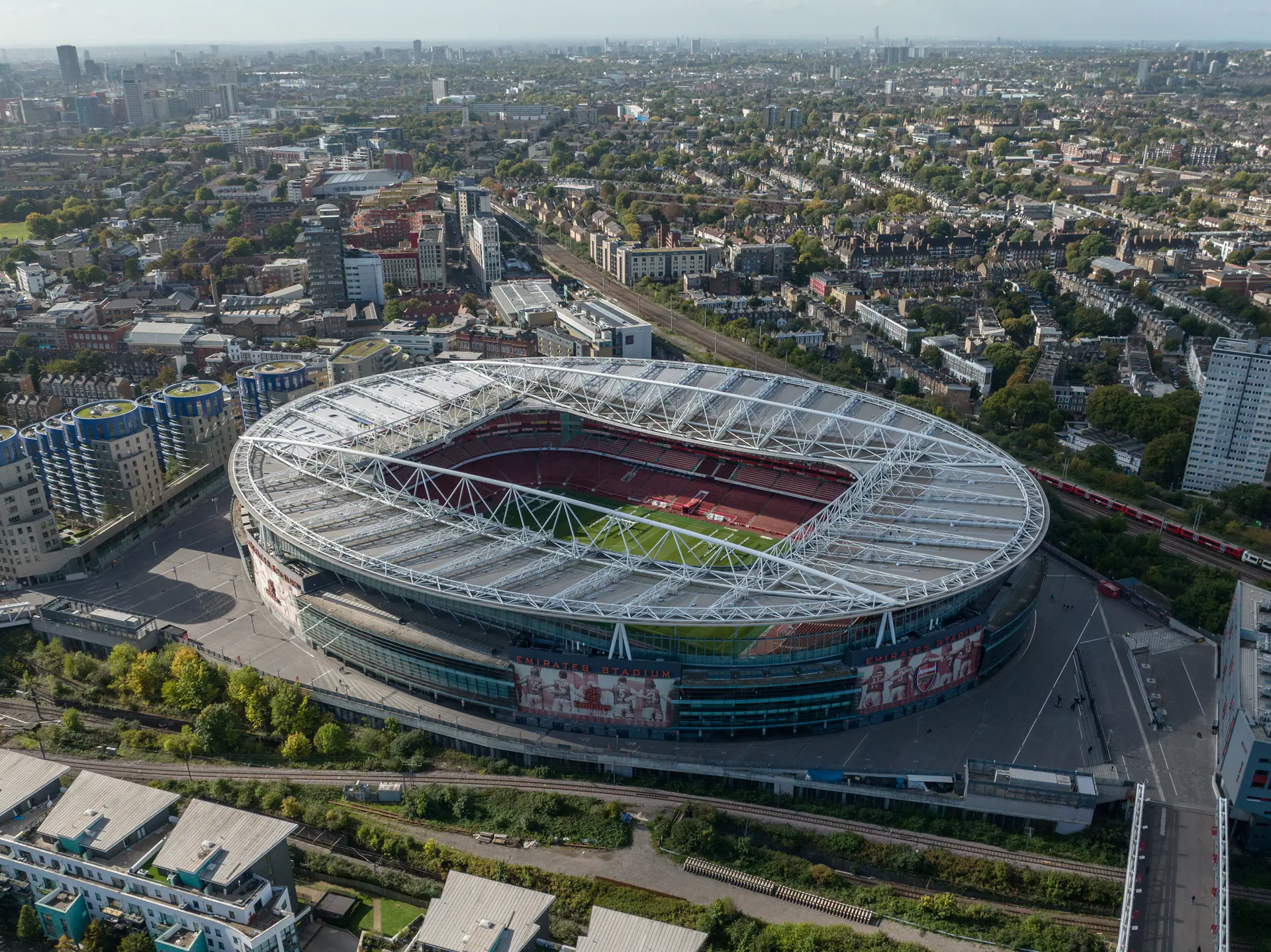 Emirates Stadium in London, home of Arsenal FC