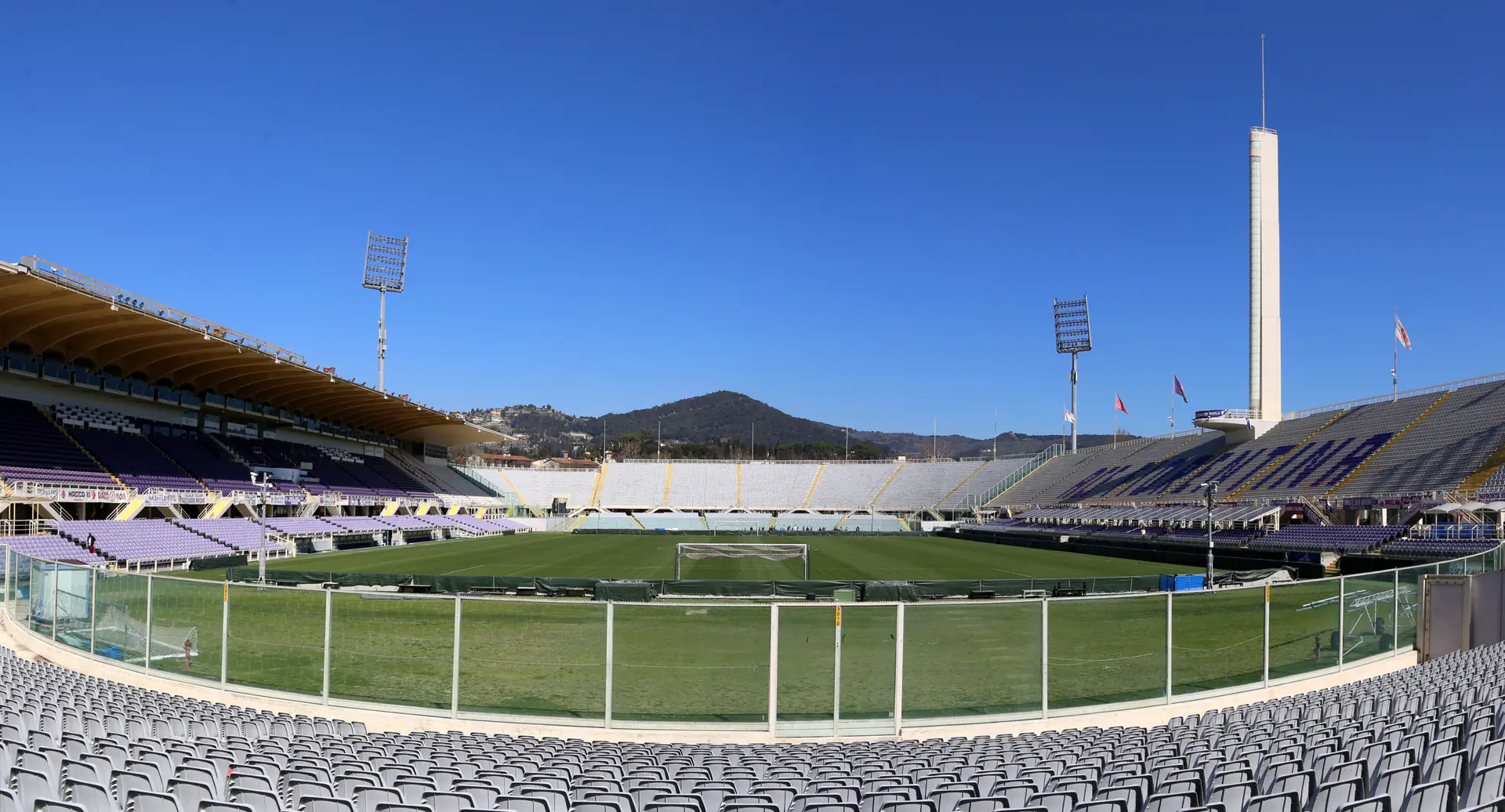 Stadio Artemio Franchi in Florence, home of ACF Fiorentina, designed by Pier Luigi Nervi