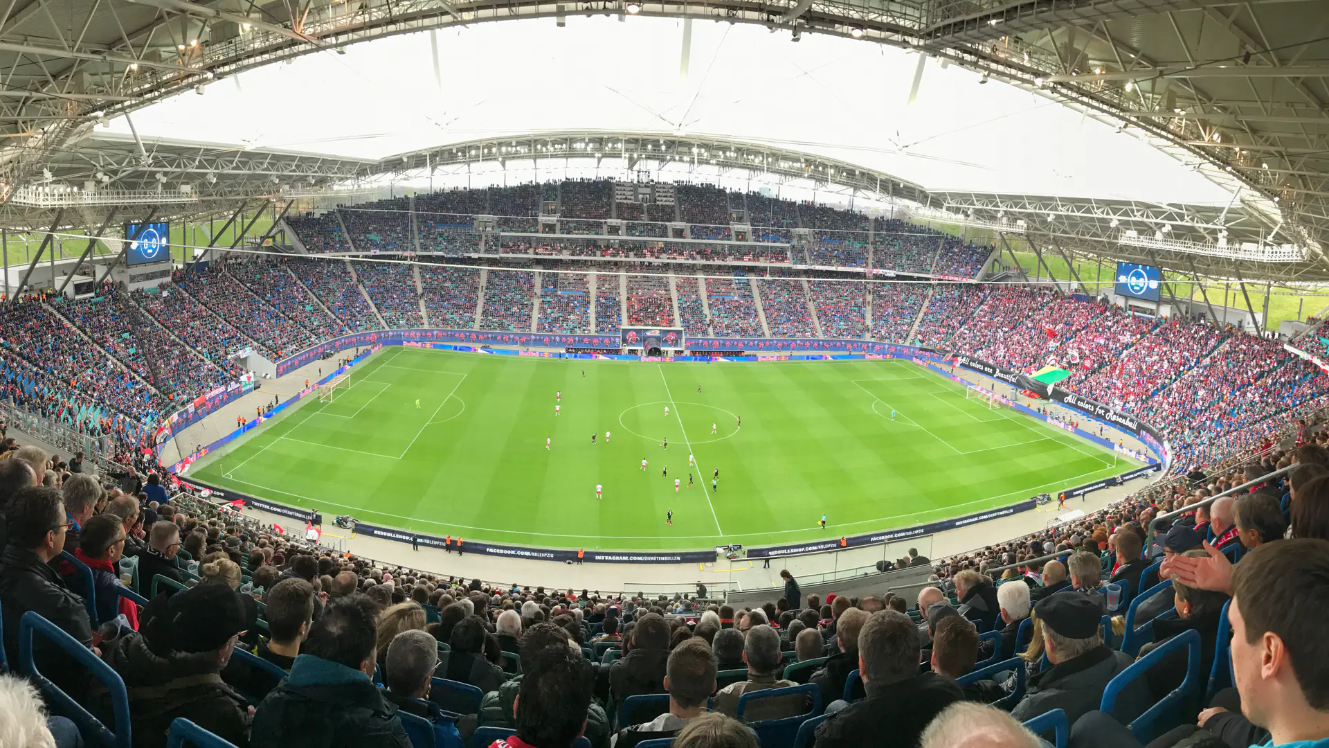 Red Bull Arena in Leipzig, home of RB Leipzig