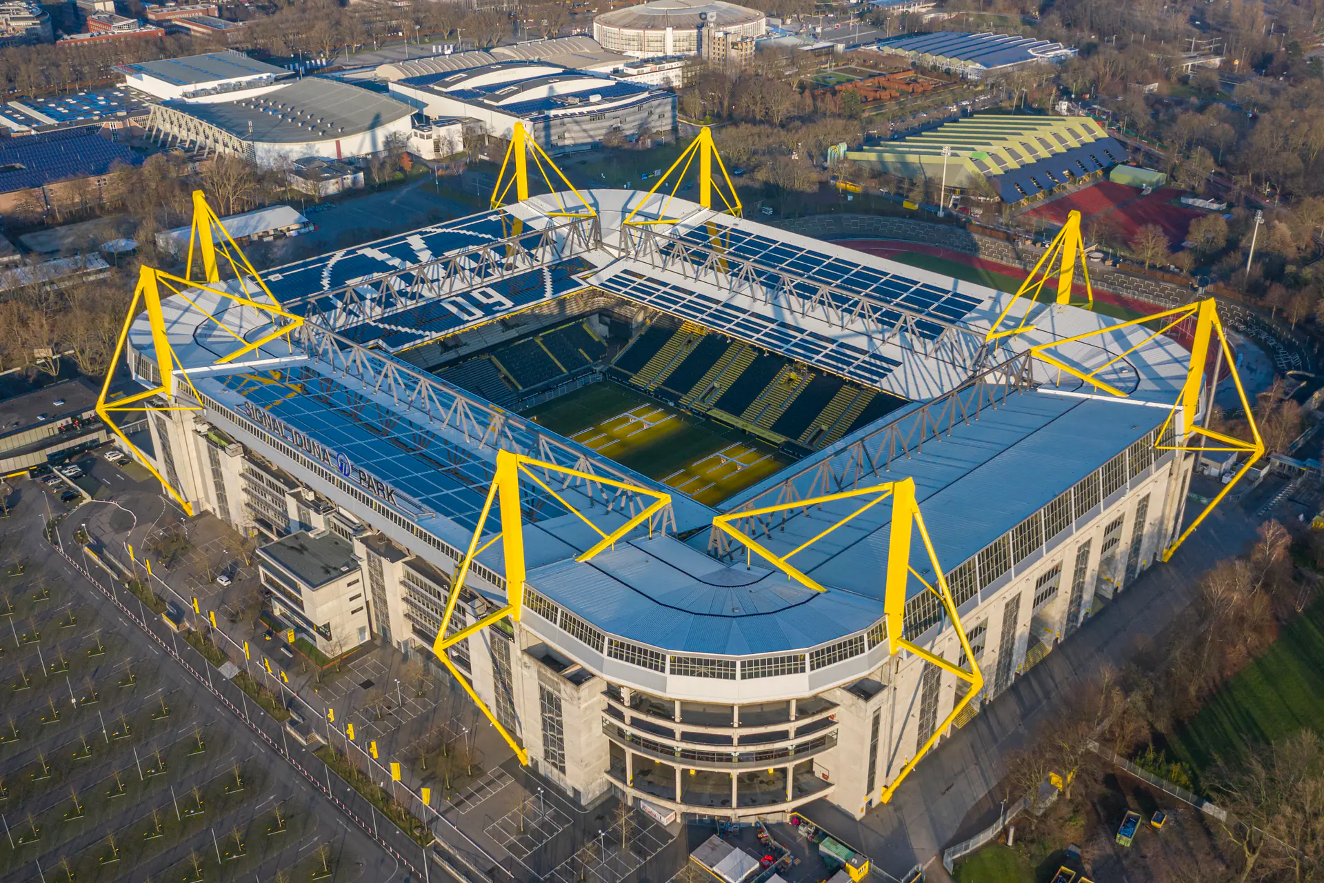Signal Iduna Park (Westfalenstadion) in Dortmund, home of Borussia Dortmund