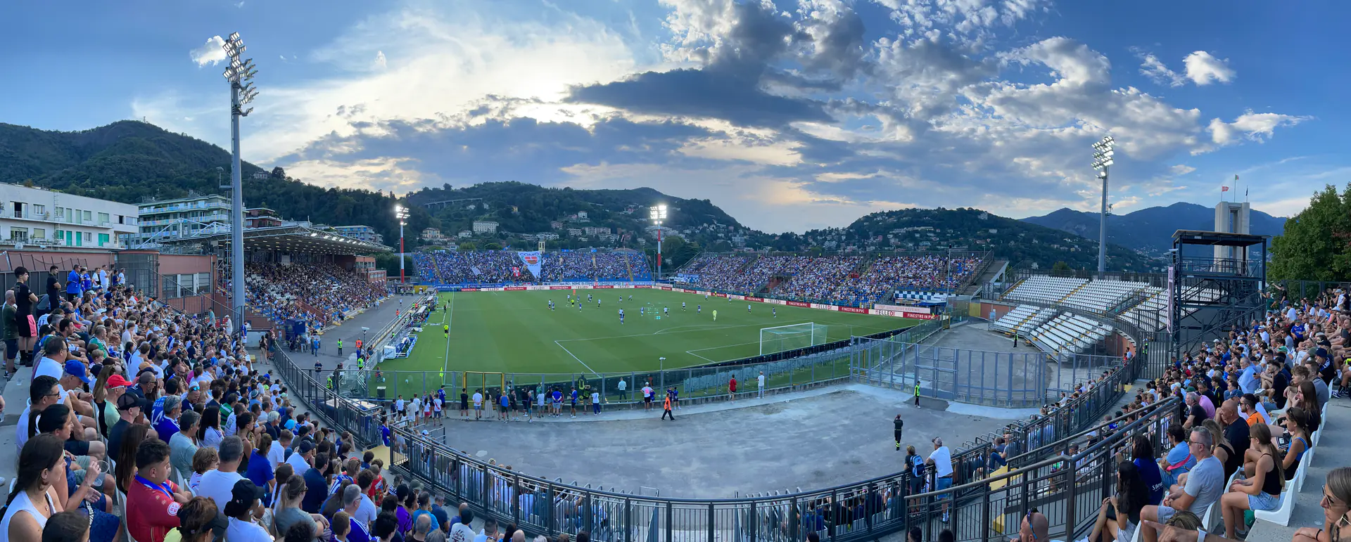 Stadio Giuseppe Sinigaglia in Como, lakeside home of Como 1907