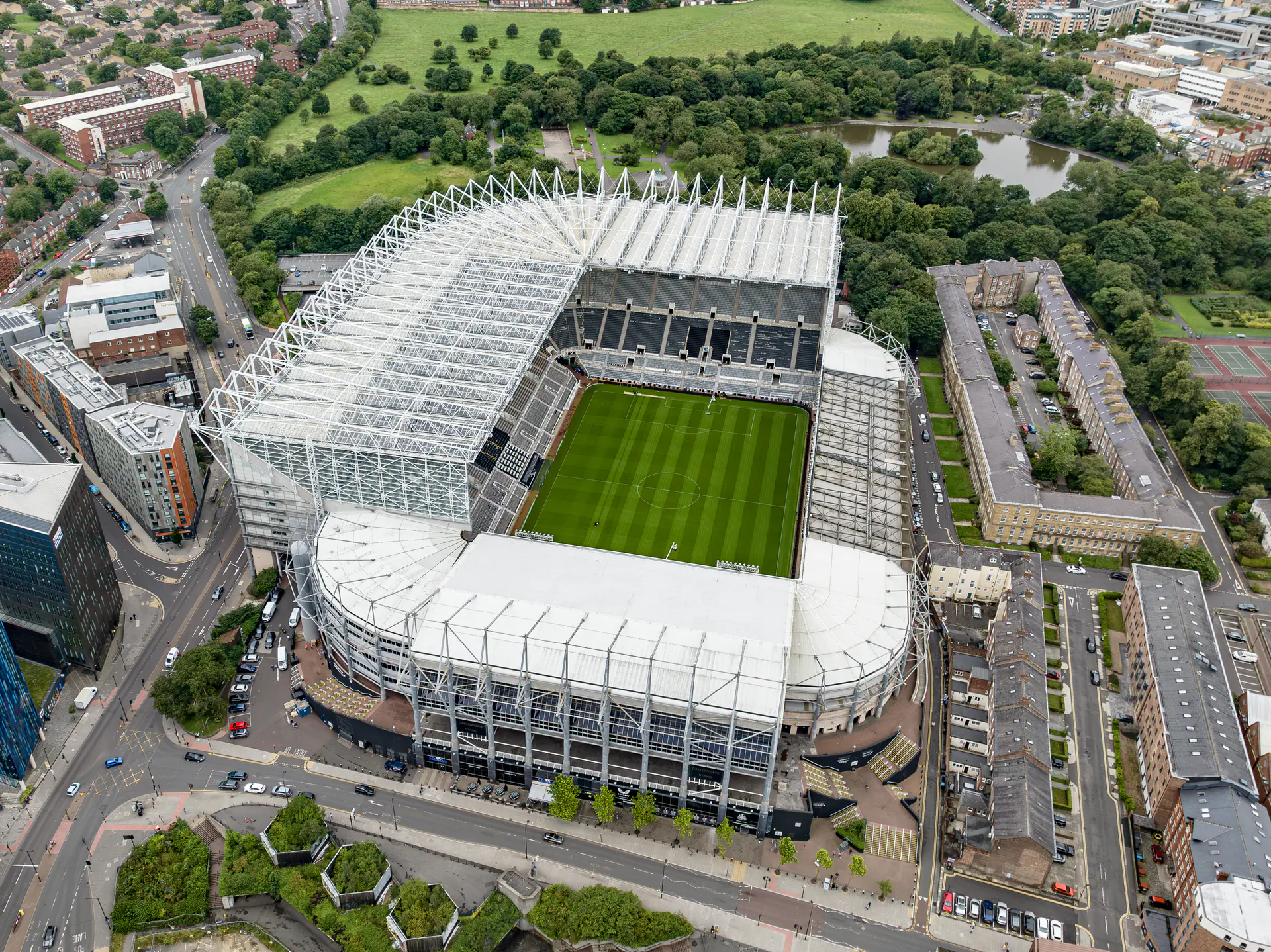 St James' Park in Newcastle upon Tyne, home of Newcastle United FC