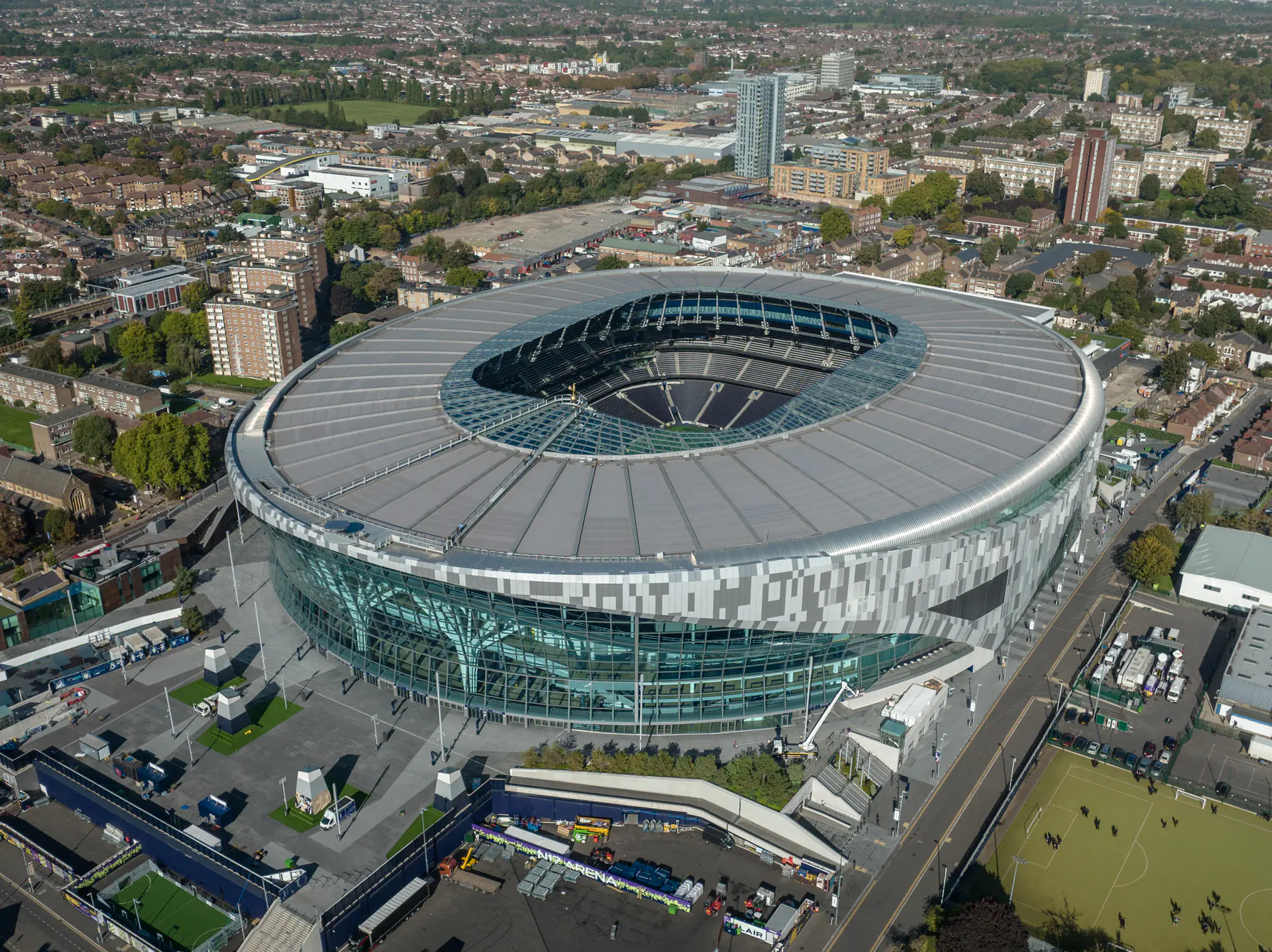 Tottenham Hotspur Stadium in London, home of Tottenham Hotspur FC