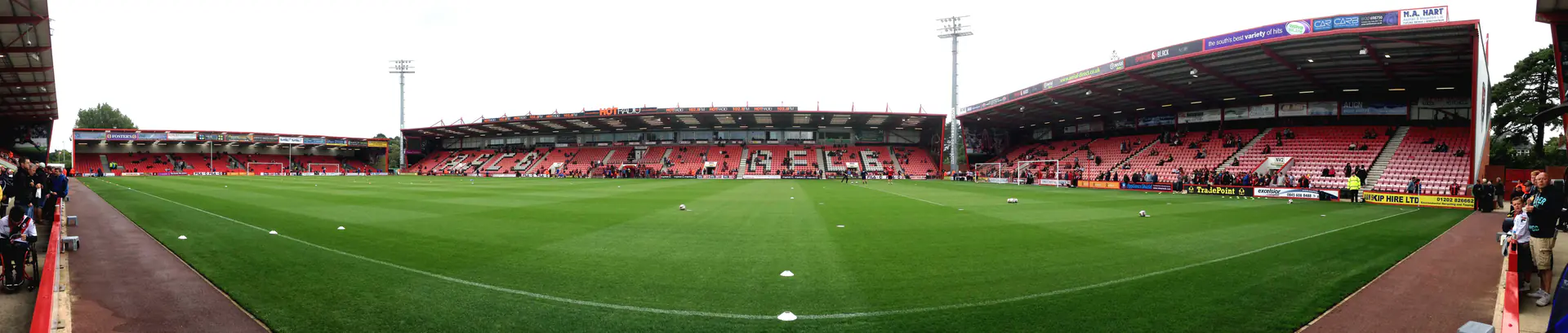 Vitality Stadium in Bournemouth, home of AFC Bournemouth